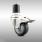 Service Caster 3 Inch 316SS Thermoplastic Rubber Swivel 1-3/4 Inch Stem Caster Lock Brake SCC SCC-SS316TTLEX20S314-TPRB-134 - alternate 1